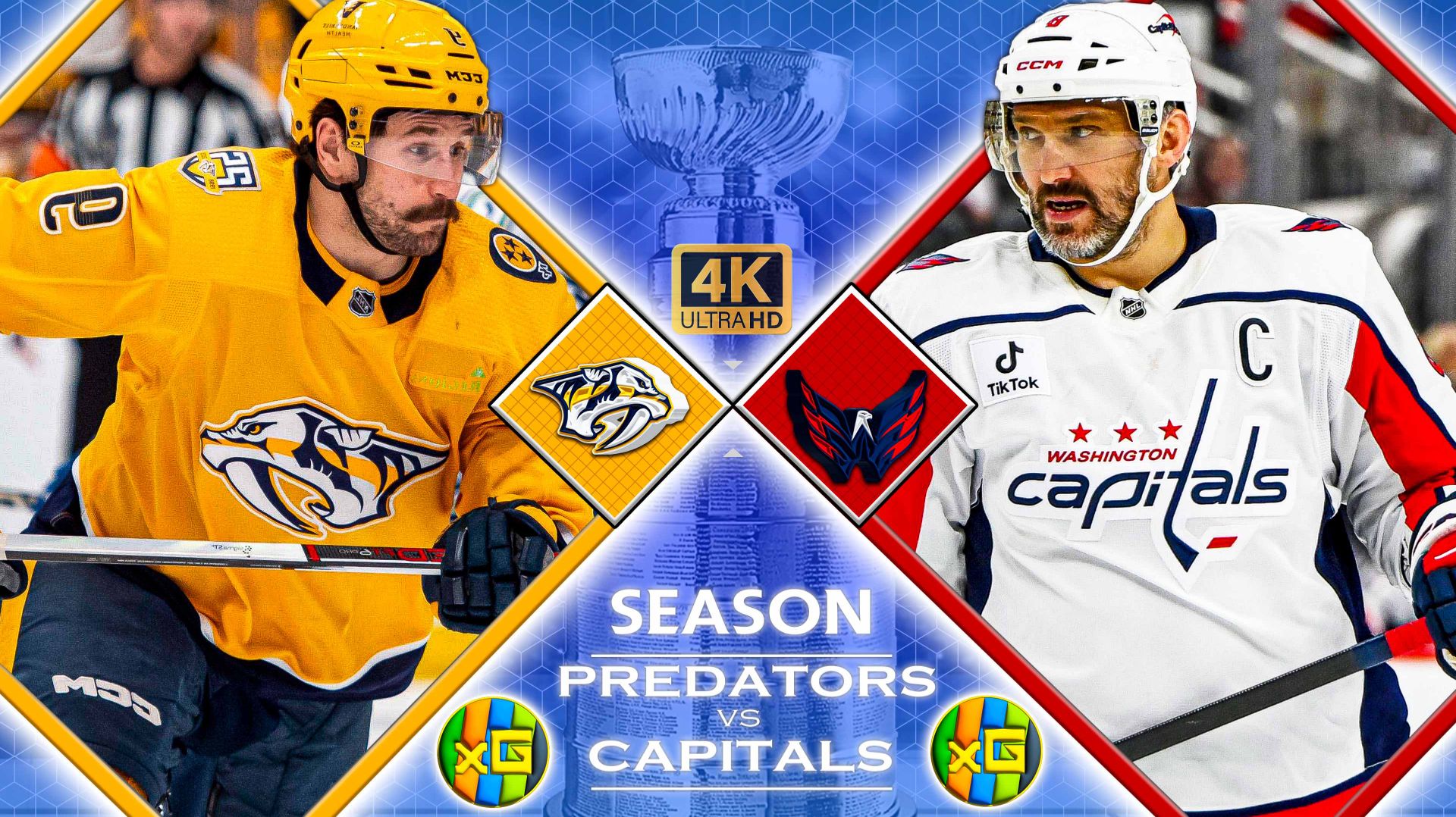 Нэшвилл - Вашингтон | НХЛ | 12.01.2026 | Прямая трансляция | xG смотреть онлайн