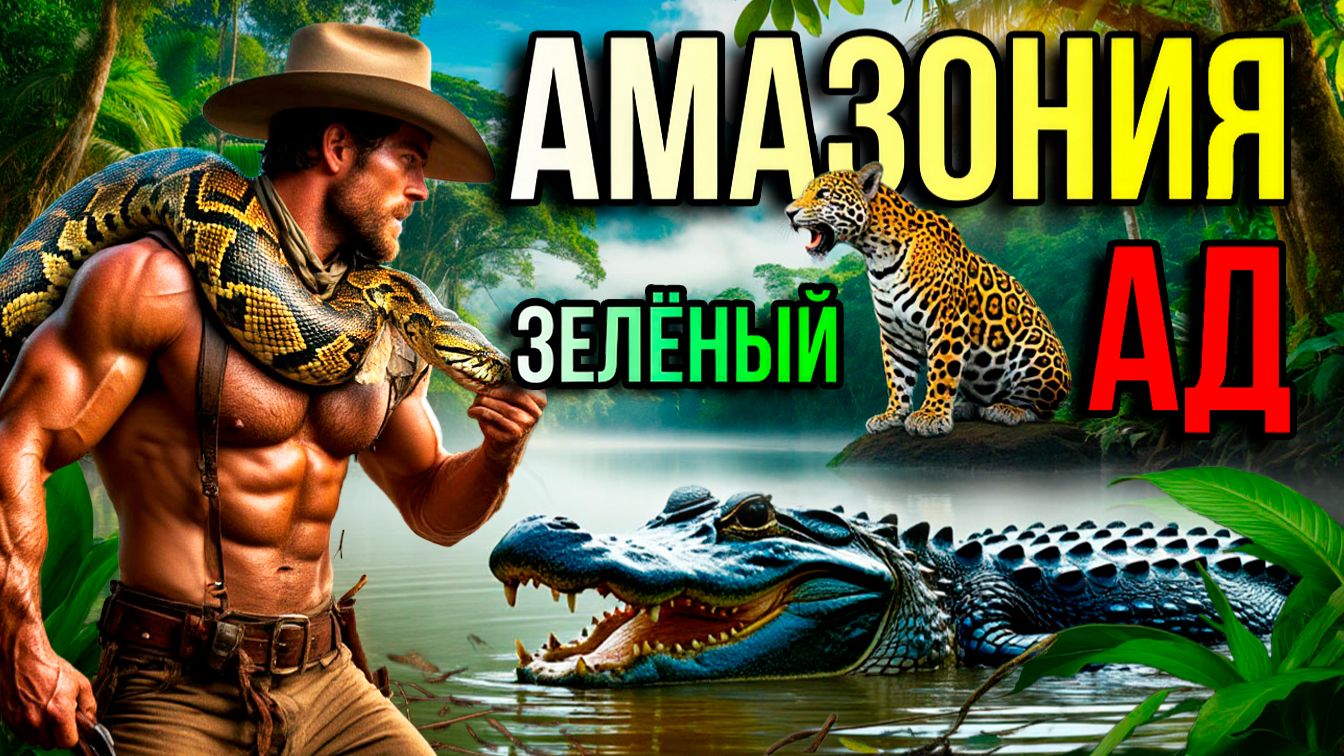 АМАЗОНИЯ -Путешествие В Зелёный Ад Реки Амазонка! смотреть онлайн