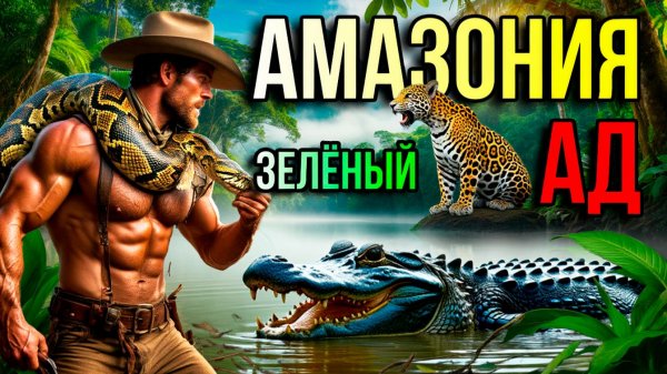 АМАЗОНИЯ -Путешествие В Зелёный Ад Реки Амазонка!