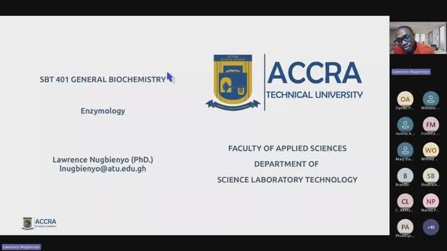 SBT 401 General Biochemistry (Weekend): Course Introduction смотреть онлайн