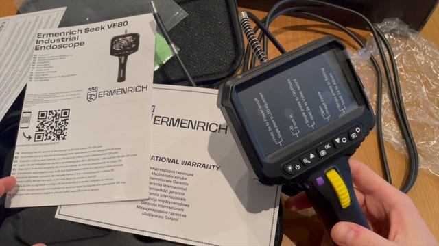 Видеоэндоскоп Ermenrich Seek VE80 | Ermenrich – видео распаковки смотреть онлайн
