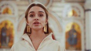 Колядка "Тёмною ночью".  Соло Есения Волошина