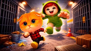 ПОБЕГ ИЗ ТЮРЬМЫ БАРРИ В РОБЛОКС НО ЭТО НИНА!