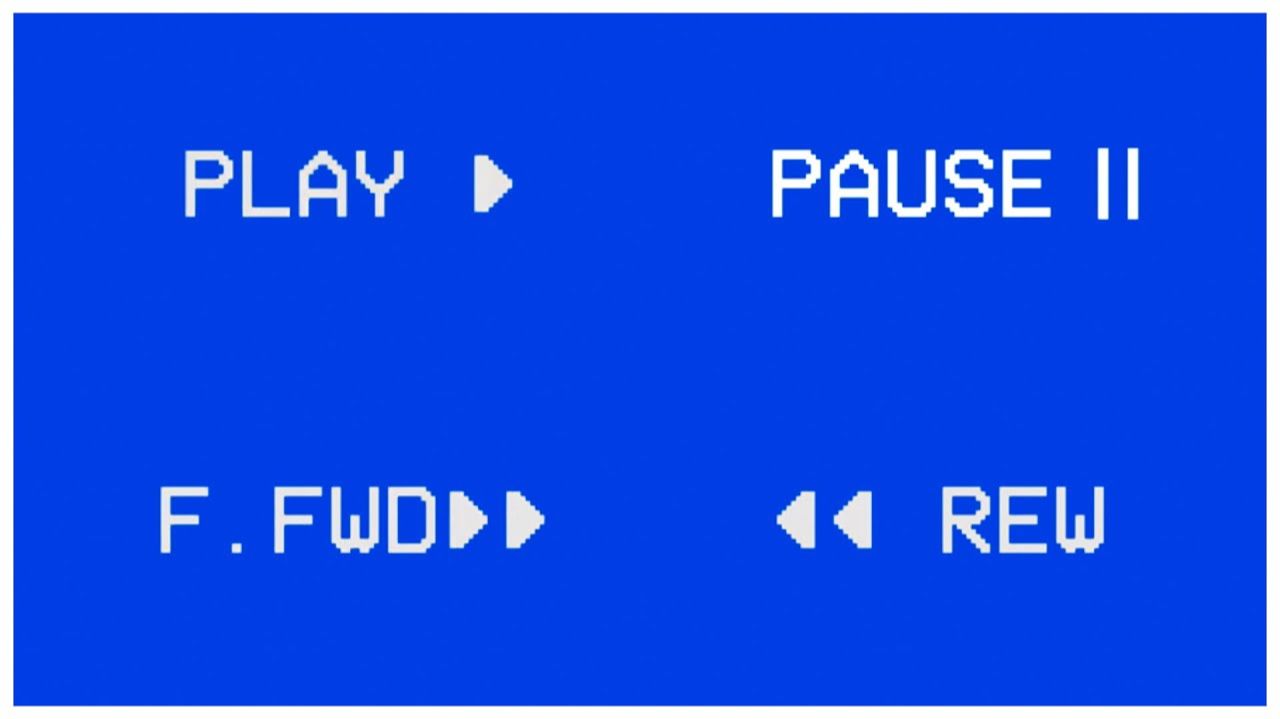 ФУТАЖ «ПЕРЕМОТКА/ПАУЗА/ВОСПРОИЗВЕДЕНИЕ» СИНИЙ ЭКРАН смотреть онлайн