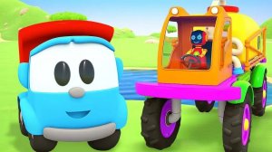 Лева Грузовичок!  Развивающая Игра Для Детей! Игра как Мультик!