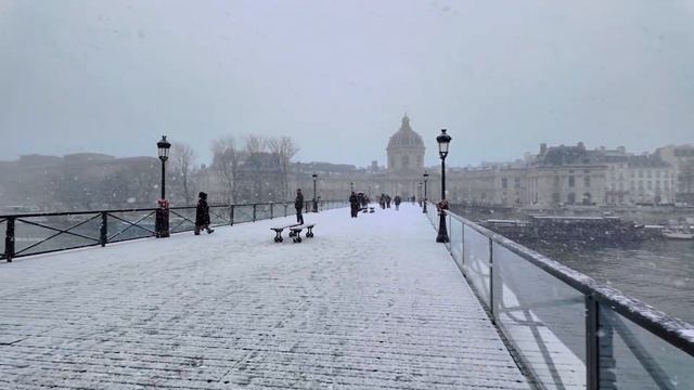 Зимний Париж 2026 шаг за шагом по снежным улочкам столицы ✨ смотреть онлайн
