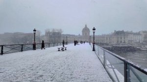 Зимний Париж 2026 шаг за шагом по снежным улочкам столицы ✨