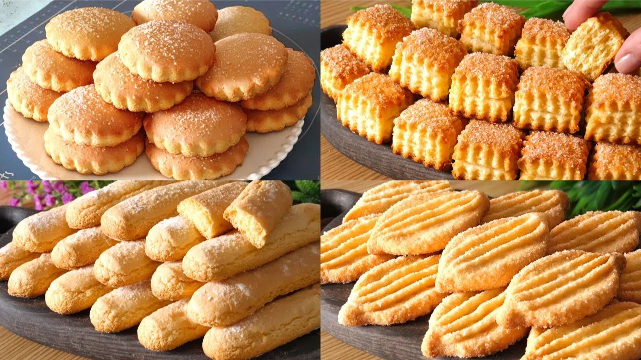 4 лучших рецепта печенья! Самые вкусные и быстрые! Идеально к чаю смотреть онлайн