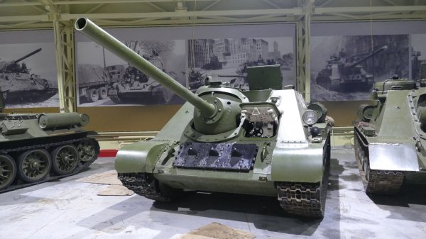 Реэкспозиция САУ СУ-85, Музей отечественной военной истории, 13 сентября 2022