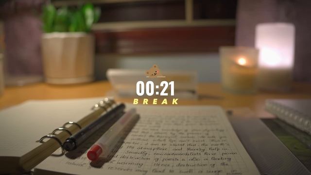 1 час STUDY WITH ME Late Night ⧸ calm piano 🎹 ⧸ Pomodoro 25-5 смотреть онлайн