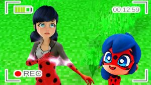 СЛЕЖУ ЧЕРЕЗ КАМЕРУ ЗА ЛЕДИ БАГ В МАЙНКРАФТ