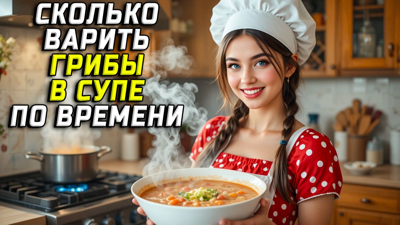 Сколько варить грибы в супе по времени смотреть онлайн