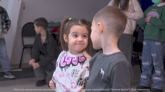 Рождественский праздник. Детское служение