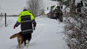 Борьба со снегом, состоявшийся отъезд и сломаная ложка