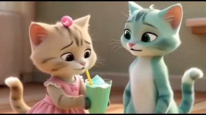 Мультики про котят . Коктейльная битва. Мультфильмы для детей