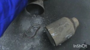 Хендай Крета 2.0, Снятие установка коллектора.  Удаление катализатора.