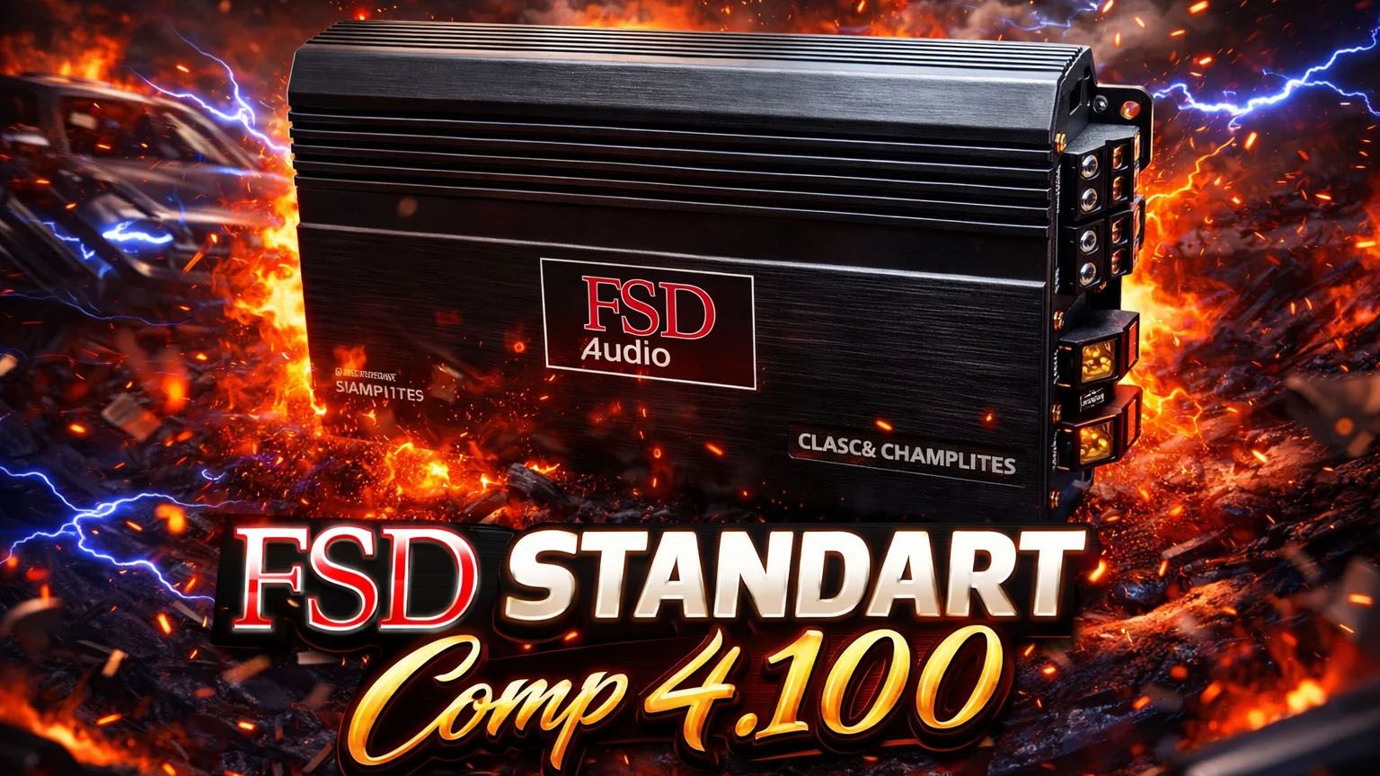 Компактный и при этом мощный 4-канальный усилитель. FSD audio Compact D4.100 смотреть онлайн