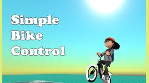 Asset Unity - Simple bike control (Простое управление велосипедом)