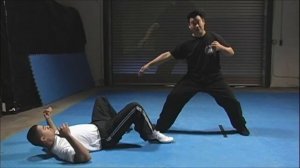 Приём самообороны против ударов ногами No.2