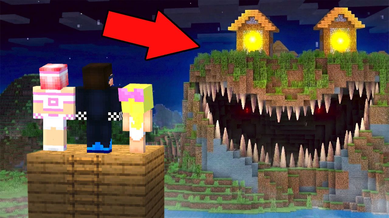 😱ВЫЖИВАНИЕ НА СИДЕ ДЕРЕВНЯ 666 В МАЙНКРАФТ! ШЕДИ ЛЕСКА И НУБИК MINECRAFT смотреть онлайн