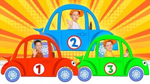 Учимся считать с Машинками | Развивающие песенки для детей