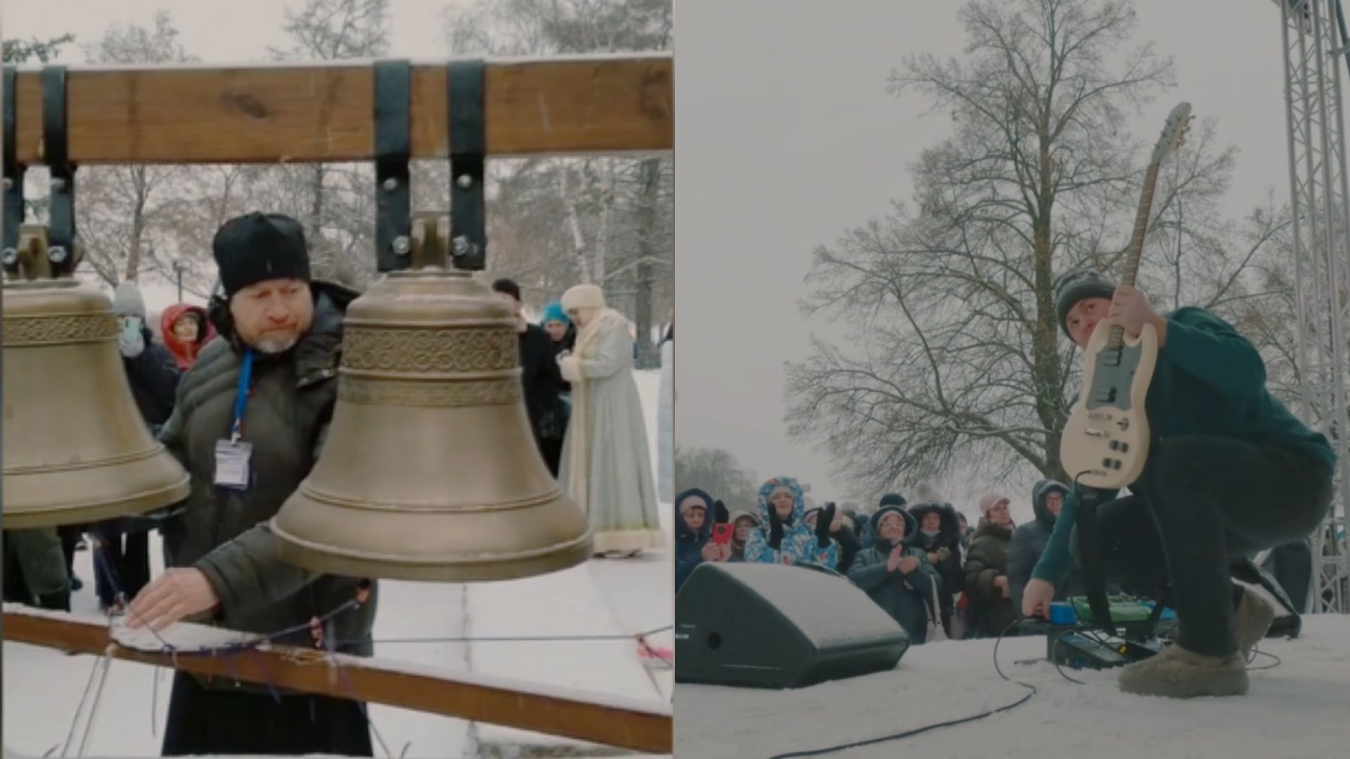Гитара + колокола, Рязанские перезвоны 08.01.2026, Владимир Куличенко & Эдуард Провоторов смотреть онлайн