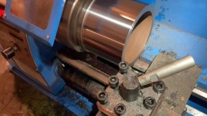 Токарный станок, первая стружка