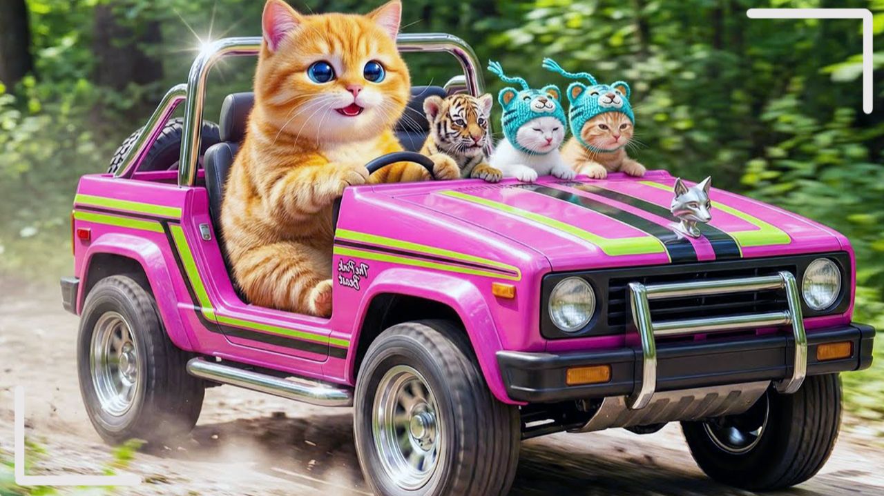 Мультики для детей и малышей про семейку Котиков живущих в городе. Мультики про животных смотреть онлайн