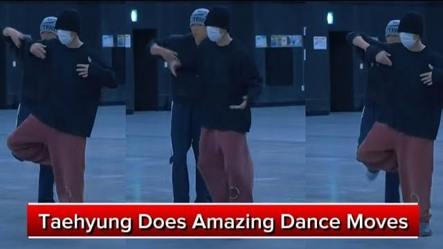 Тэхён показал необычные движения, превратив танец в особое зрелище! смотреть онлайн