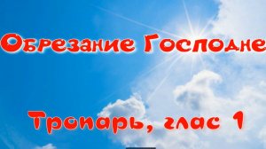 Обрезание Господне Тропарь и кондак праздника. УЧИМ ЛЕГКО!