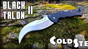Складной нож Black Talon II от фирмы Cold Steel. Выживание. Тест №313