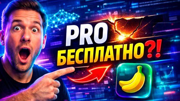 Nano Banana Pro БЕСПЛАТНО 🔥 Секретные фишки и полный доступ.