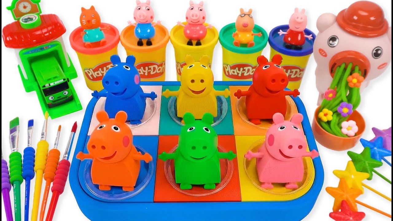 СВИНКА ПЕППА ИЗ КИНЕТИЧЕСКОГО ПЕСКА ВИДЕОЛЕПКА ВИДЕО МУЛЬТИКИ ДЛЯ ДЕТЕЙ КАНАЛ ИГРАЛКИ-ЗАЛИПАЛКИ