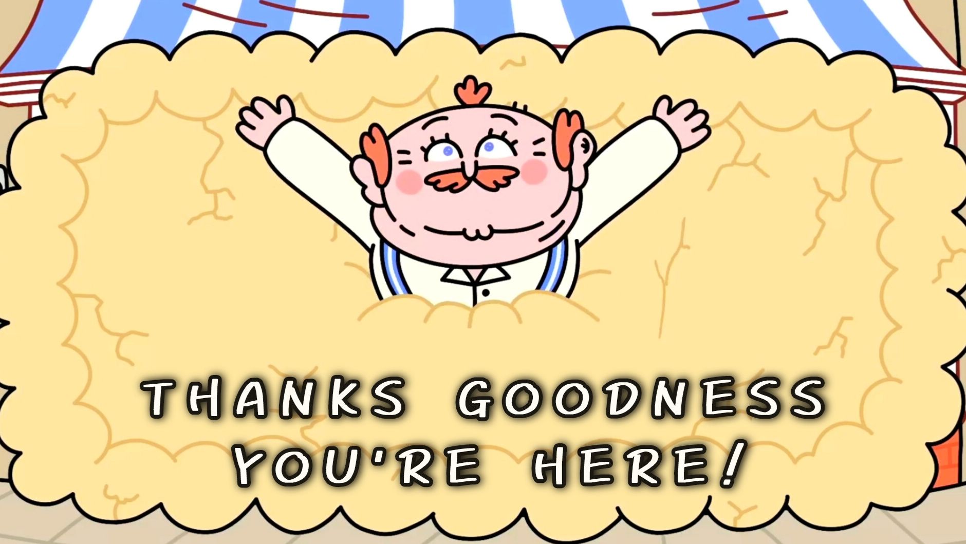 Thank Goodness You're Here! #3 Самый большой пирог.