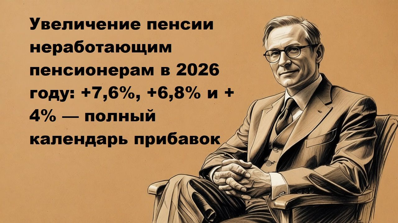 Увеличение пенсии неработающим пенсионерам в 2026 году смотреть онлайн
