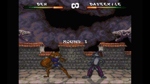 Super Nintendo (Snes) 16-bit Brutal Paws of Fury Battle №7 Foxy Roxy Vs Kung-Fu Bunny смотреть онлайн