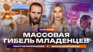 Массовая гибель младенцев. Реестр неплательщиков. Беспощадный циклон