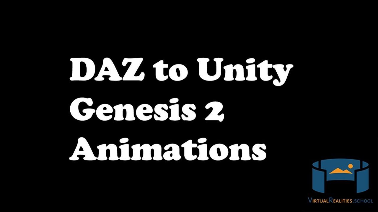 How to export animations from DAZ Genesis 2 to Unity смотреть онлайн