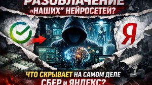 "НАШИ" НЕЙРОСЕТИ, ЧАСТЬ 2. ДЕЙСТВИТЕЛЬНО ЛИ ОНИ НАШИ?