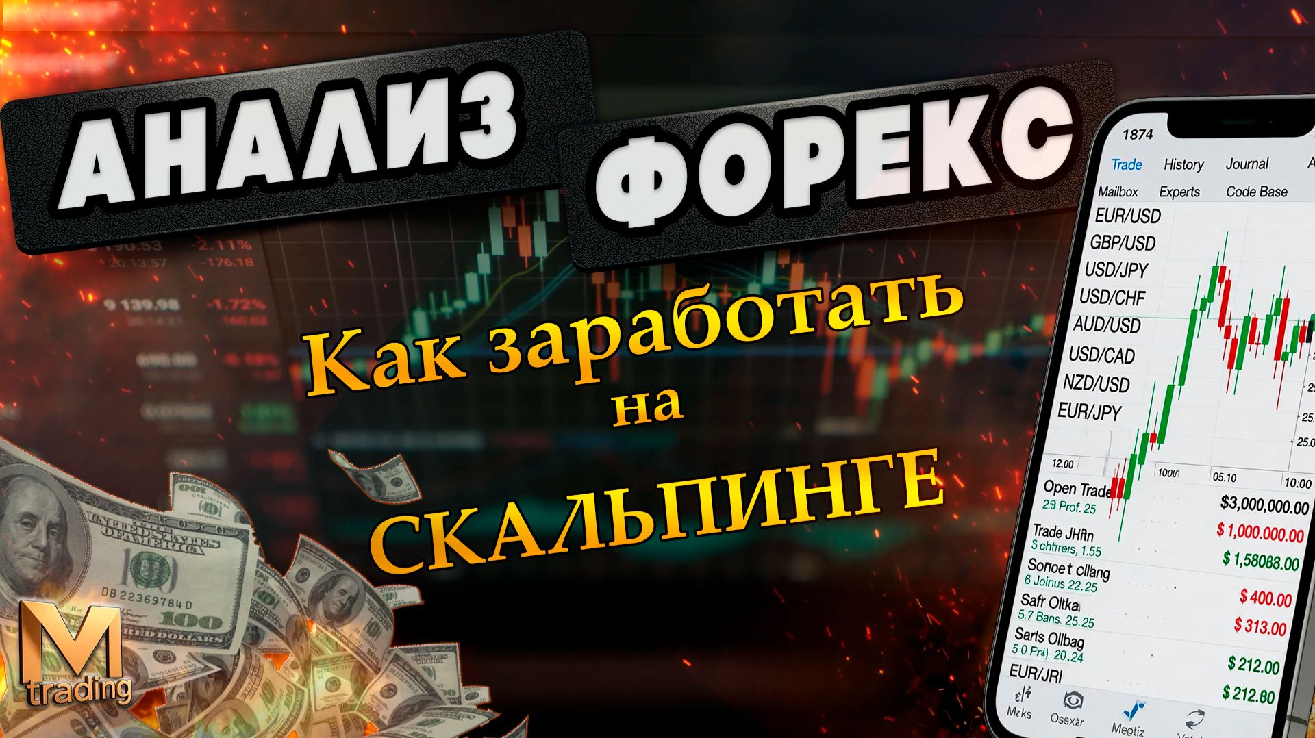 Как заработать на скальпинге Анализ форекс пар и криптовалют #форекс #скальпинг смотреть онлайн