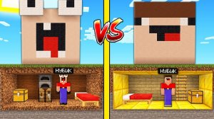 БУНКЕР НУБИКА ПЭННА ПРОТИВ БУНКЕР НУБИКА ГРИФЕРА ГЛАЗАСТОЙ МОРДЫ В МАЙНКРАФТ