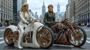 Стимпанк Мото Нью Йорк