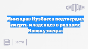 Минздрав Кузбасса подтвердил смерть младенцев в роддоме Новокузнецка