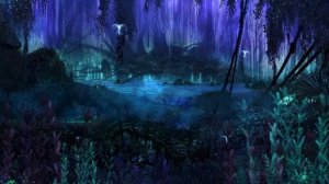 Атмосфера АВАТАРА и мягкая музыка | Звуки леса Пандоры для релаксации🌊