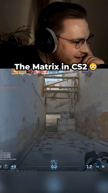Матрица в CS - реакция Ohnepixel #cs2 #counter Strike 2 #кс #team Spirit #donk #furia #falcons