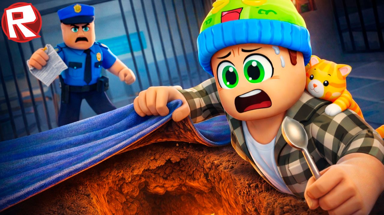 СБЕГИ ИЛИ ПРОИГРАЕШЬ! САМАЯ ЗАЩИЩЁННАЯ ТЮРЬМА В ROBLOX! смотреть онлайн