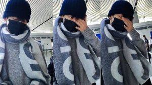 Видео прибытия Тэхёна в аэропорт вчера! Новости BTS 2026!