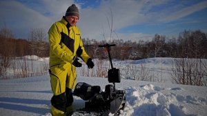 Первый в России обзор мотосноуборд SNIKE EXPEDITION 9Л.С
