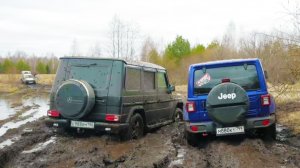 МЕСТНЫЕ ОФИГЕЛИ! ДВУХМОТОРНАЯ ОКА 4х4 против Рубикона и Гелика! ОПАСНЫЙ заплыв в пруд! Грязь, болото