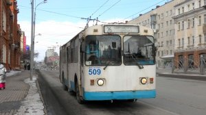Поездка в троллейбусе ЗиУ-682Г [Г00] борт. №509 по маршруту 26. Город Екатеринбург